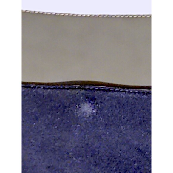 Lily Ivy Weekender Tote Handbag Grey Navy Medium 11 Inch Tall - Picture 2 of 9